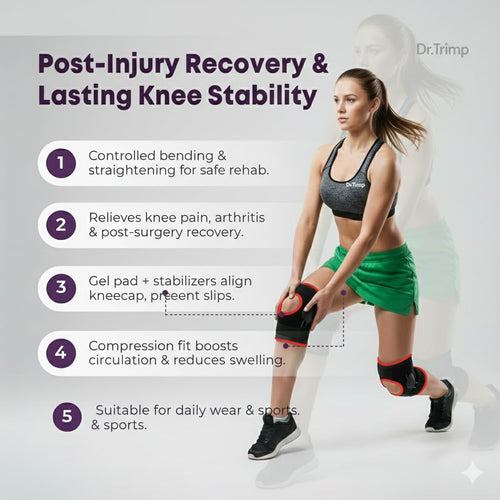 Knee Support Pair (Pack of 2) for Pain Relief