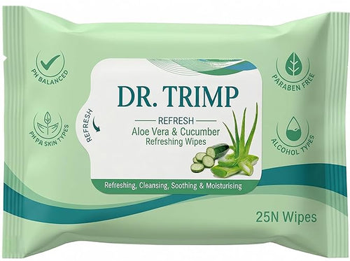 Facial Wet Wipes for Face (Pack of 25) | Makeup Remover Wipes | Gentle Cleansing Wipes for Daily Use, Travel & On-the-Go Freshness | All Skin Types